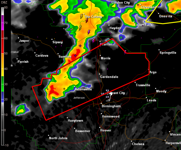 Jefferson County Tornado Warning : The Alabama Weather Blog