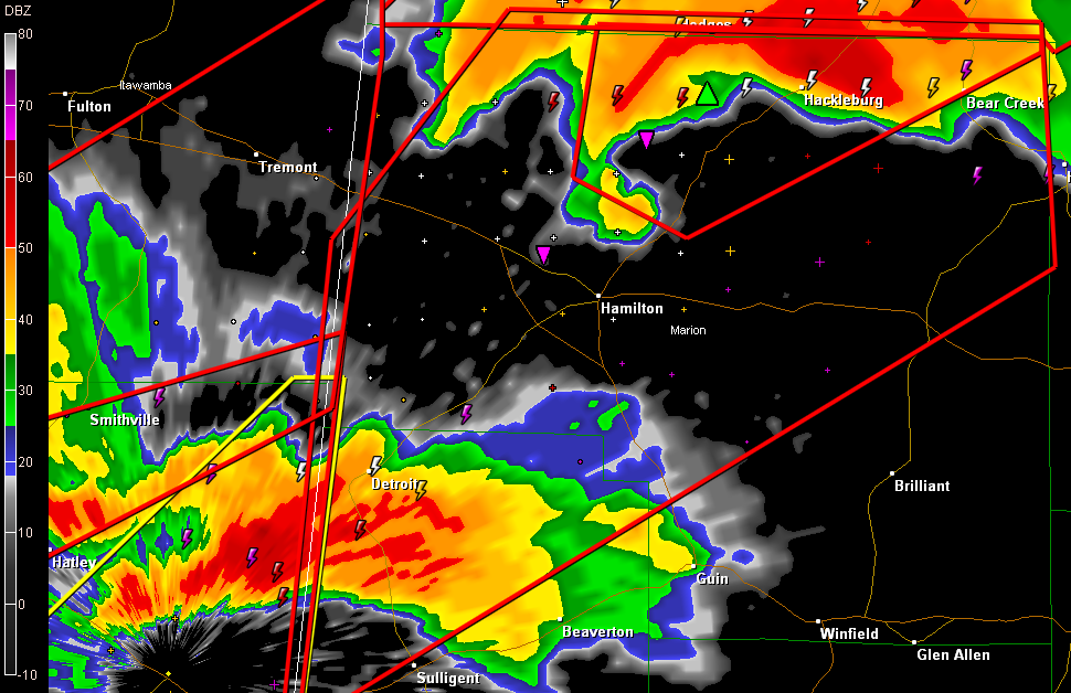 Tornado Warning : Northern Lamar & Marion Counties 4:15 PM