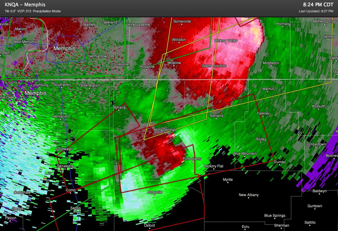 Dangerous Mississippi Tornado Signature : The Alabama Weather Blog