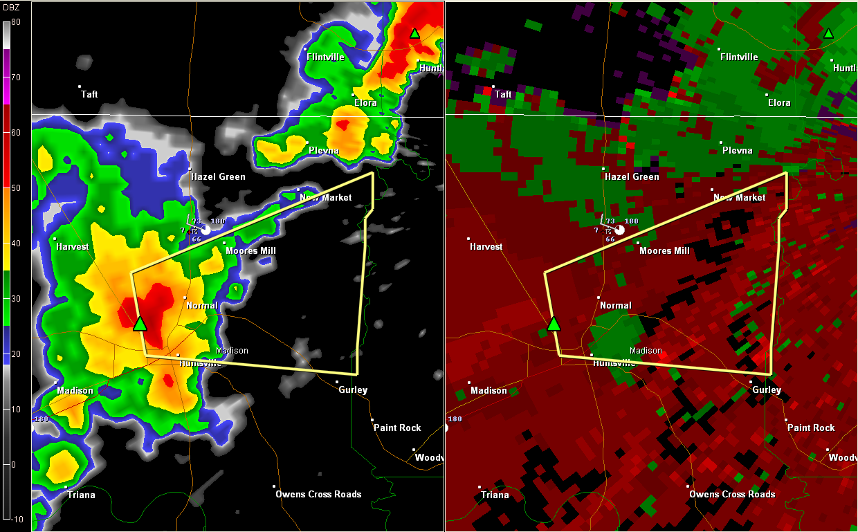 Huntsville Storm Not As Organized The Alabama Weather Blog