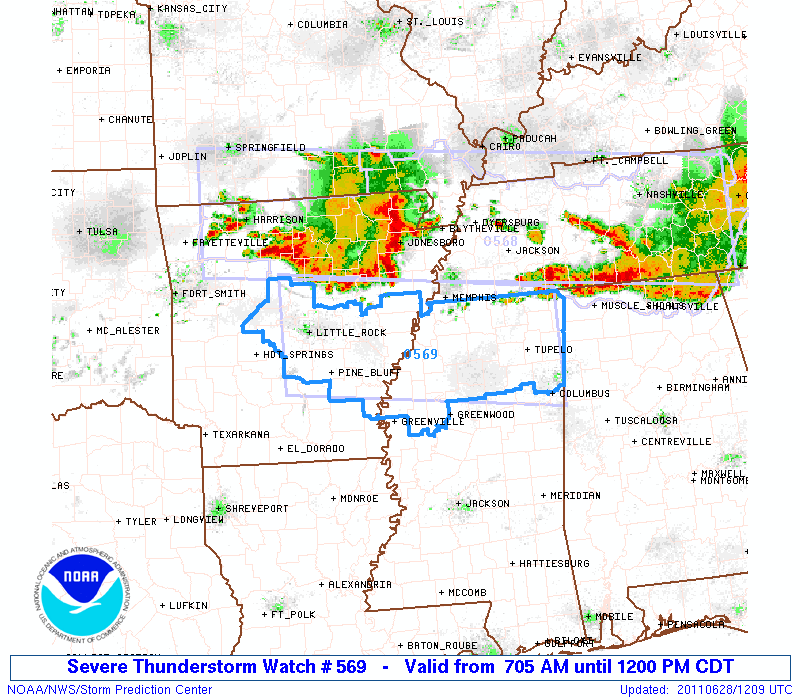 Storms Enter Extreme North Alabama : The Alabama Weather Blog