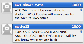 Tornado Moving into Wichita, NWS Evacuates