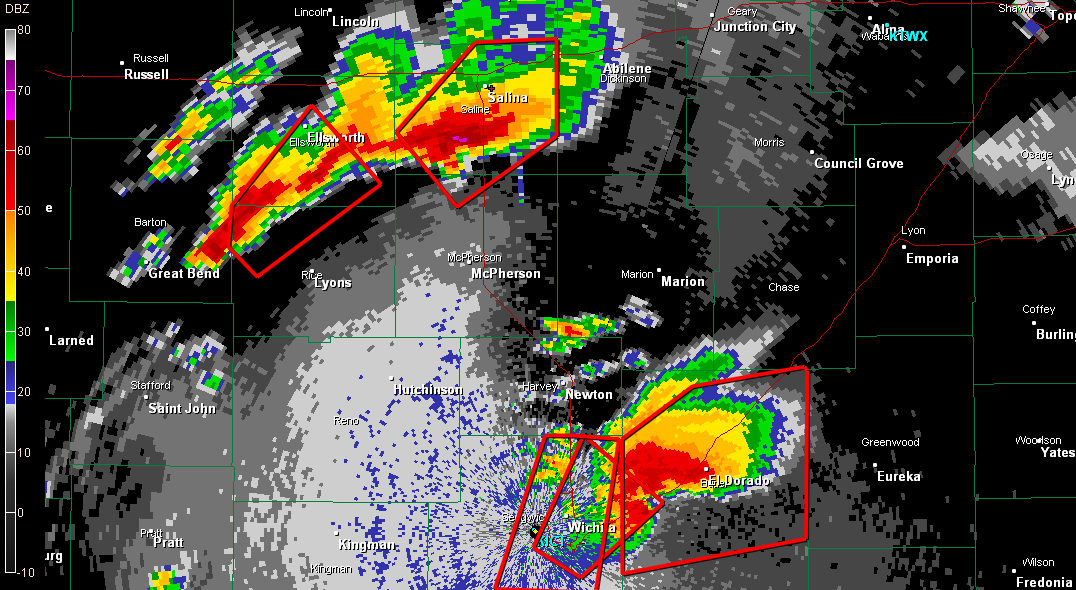 Two Tornadic Supercells in Kansas