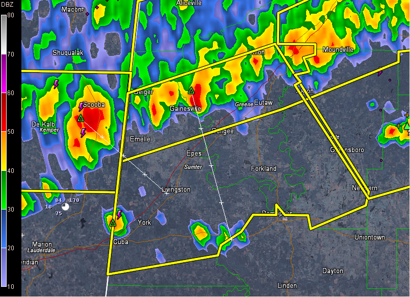 Severe Thunderstorm Warning : Greene/Hale/Sumter Counties 8:45 : The ...