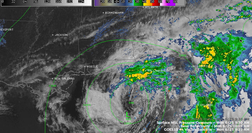 Checking on Debby : The Alabama Weather Blog