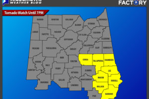 Another Set Of Counties Have Been Removed From The PDS Tornado Watch