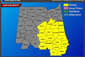 Even More Counties Trimmed From The Tornado Watch