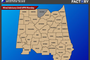 Wind Advisory Starting At Midnight Tonight Until 6:00 PM Monday