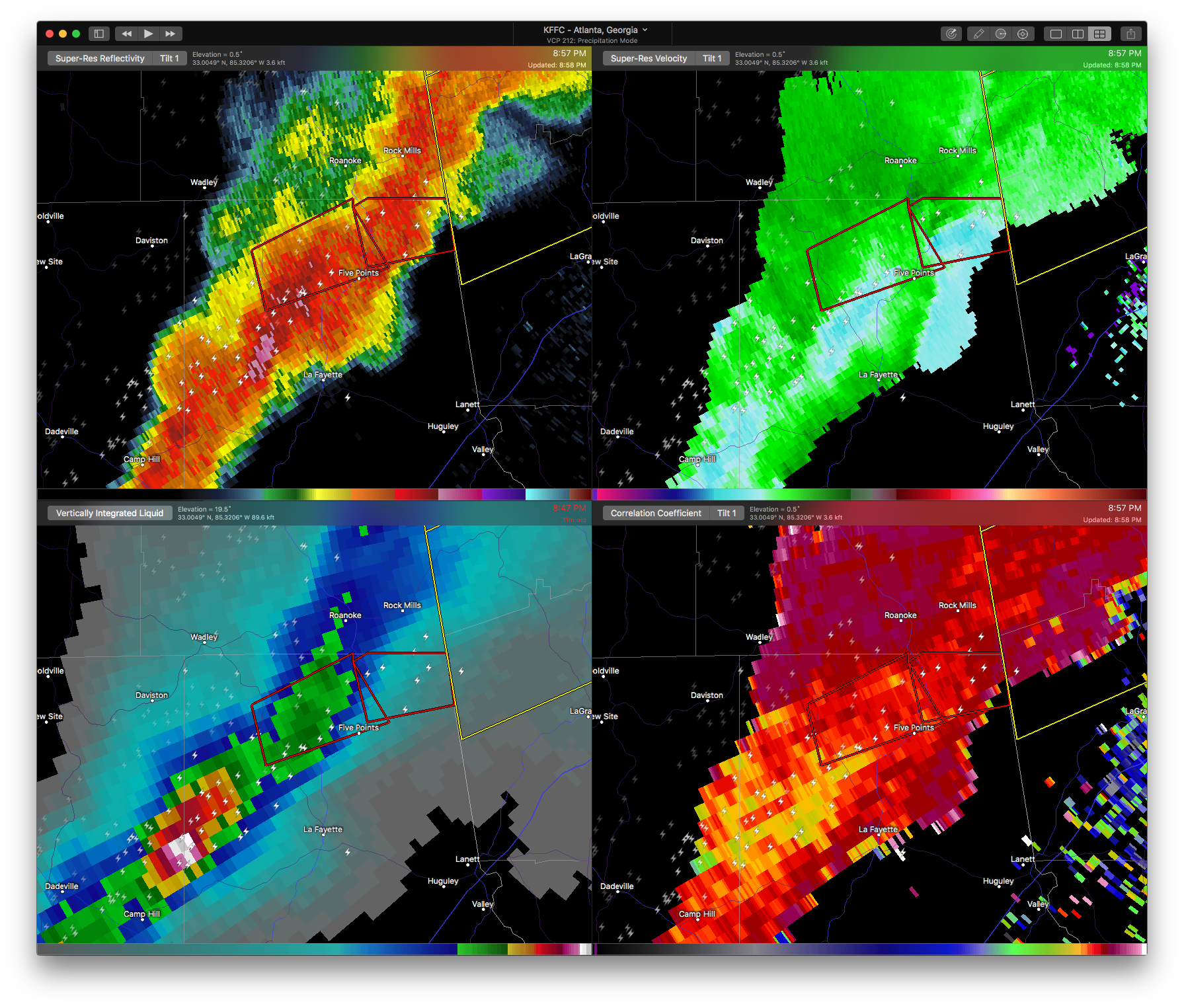 Tornado Warning Expired For Parts Of Chambers County The Alabama