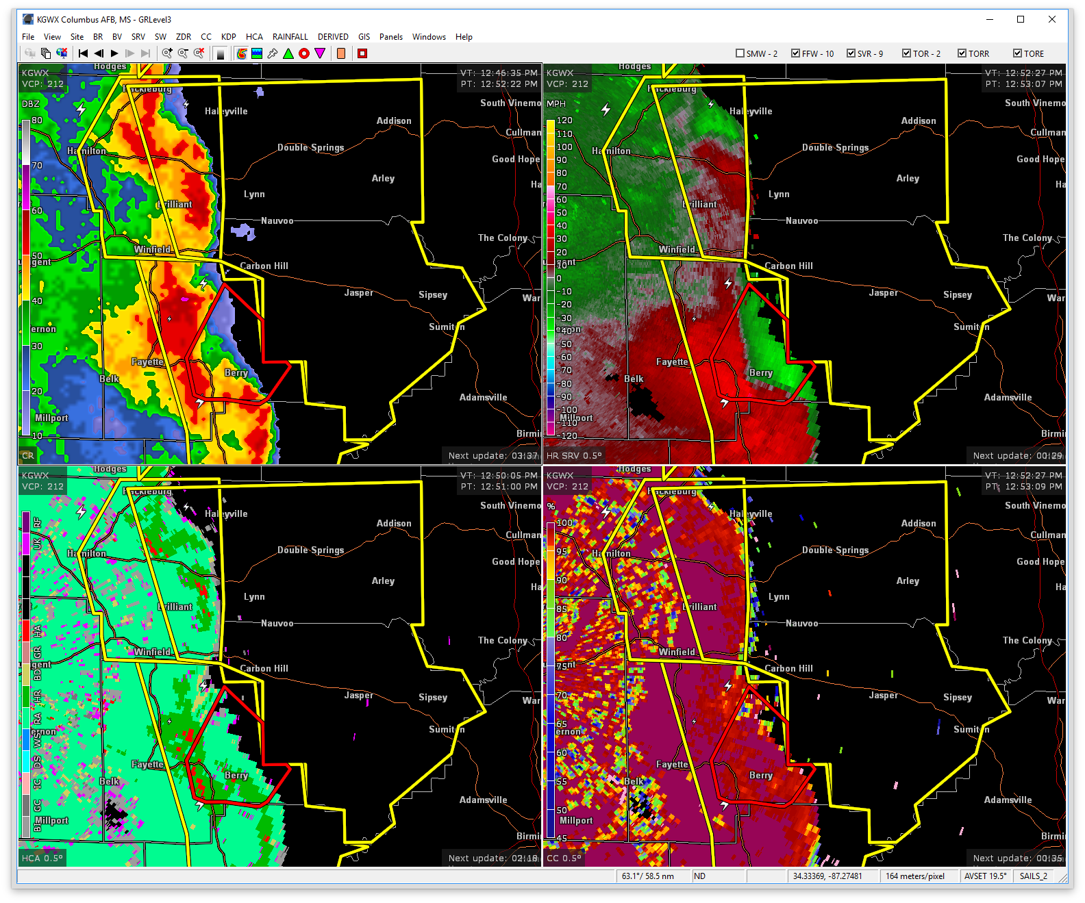 Severe Thunderstorm Warning Continues For Parts Of Walker And Winston Counties Until 200pm 1991