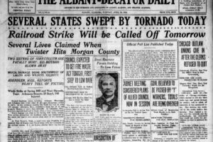 April 20, 1920: An Unsually Strong Morning Tornado Outbreak