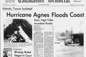 On This Date in 1972:  Hurricane Agnes Made Landfall in the Florida Panhandle