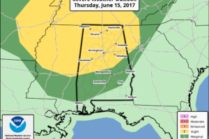 Strong Storms Possible Tomorrow