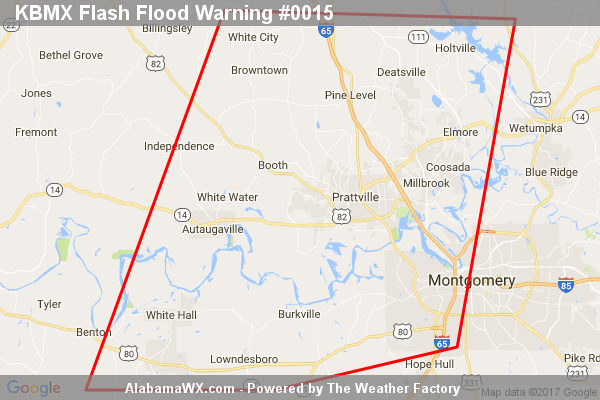 Flash Flood Warning Continues For Parts Of Autauga, Elmore, Lowndes ...