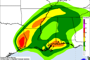 Deeper Moisture Headed For Alabama