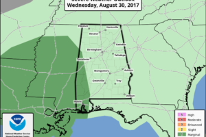 Wet Weather Ahead For Alabama