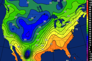 Tropical Air; Showers/Storms Remain Possible