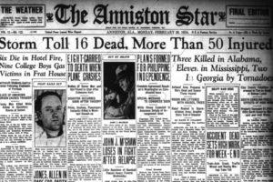 On This Date in 1934: Deadly Tornado Outbreak Impacts Alabama