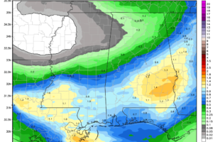 Rain Continues Today, Colder into Midweek