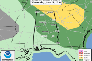 Strong Storms Across North Alabama