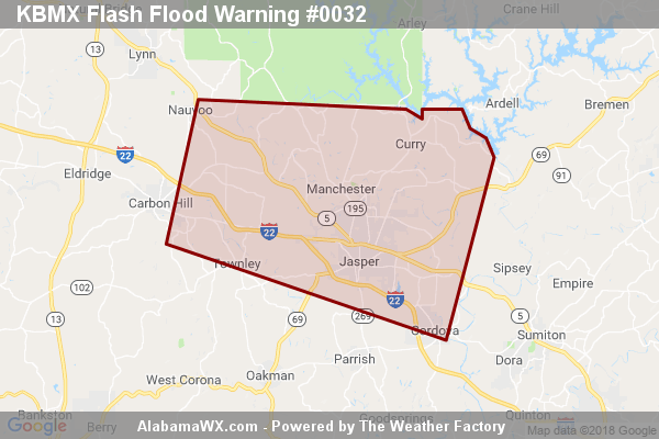 Flash Flood Warning Extended For Parts Of Walker County Until 12:00AM ...