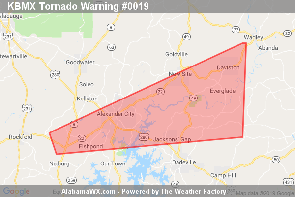 A Tornado Warning Remains In Effect Until 2:30 AM CST For ...