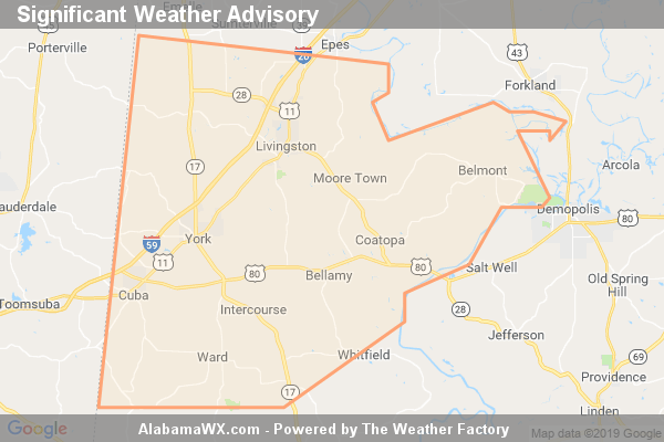 Significant Weather Advisory For Sumter County Until 1:30 AM CST : The ...