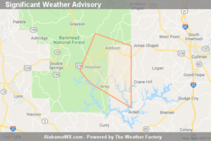 Significant Weather Advisory For Northeastern Winston County Until 4:30 PM CDT