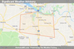 Significant Weather Advisory For Western Morgan County Until 4:00 PM CDT