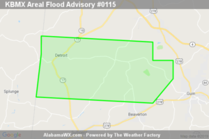 Areal Flood Advisory Issued For Parts Of Lamar County Until 7:15PM