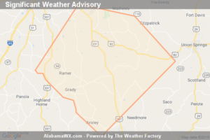 Significant Weather Advisory For Northwestern Pike, West Central Bullock And Southeastern Montgomery Counties Until 6:45 PM CDT