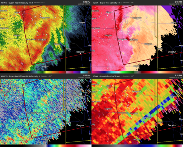 Tornado On The Ground Possible Tds Near Courtland The Alabama Weather Blog Mobile