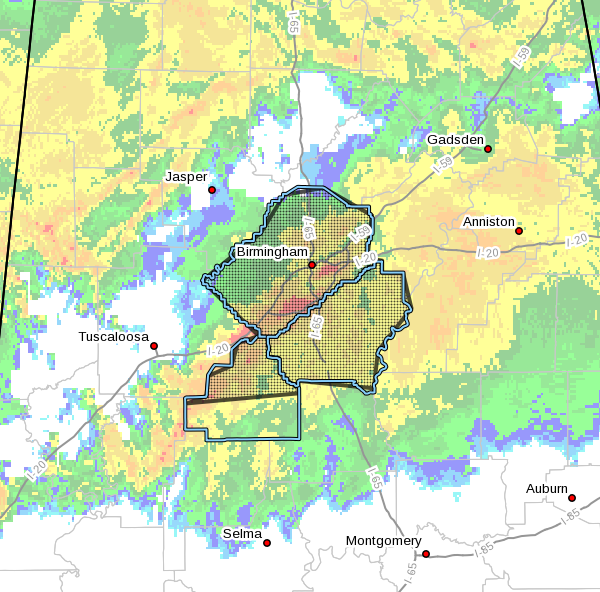 Flash Flood Warning For Parts Of Bibb, Jefferson, Shelby Counties Until ...