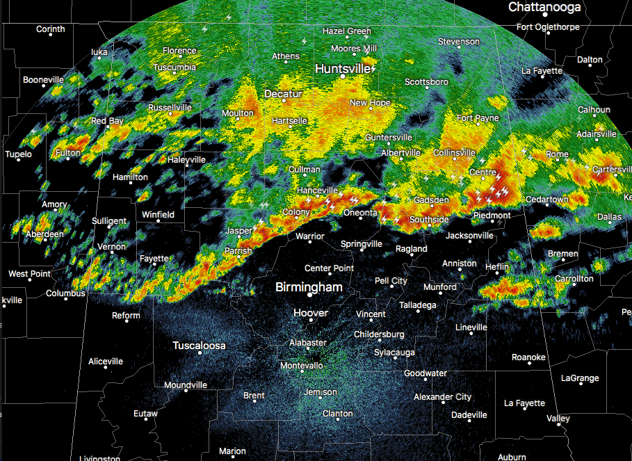 NWS Huntsville Cancels Severe T-Storm Watch For North Alabama : The ...