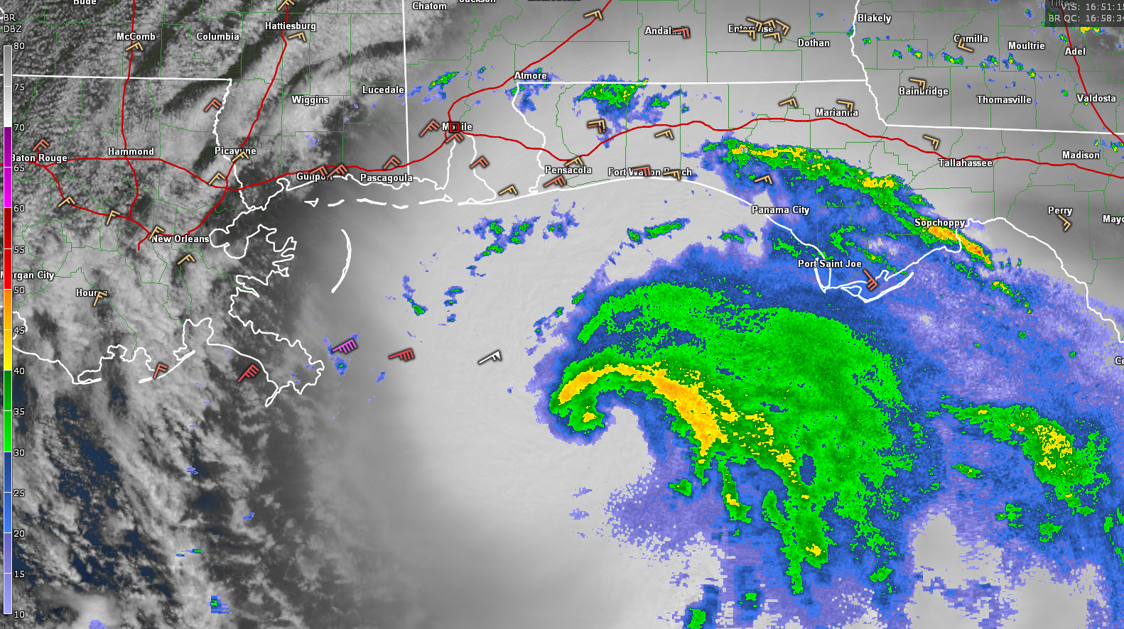 Sally Strengthens Rapidly Into A Hurricane; Additional Strengthening ...