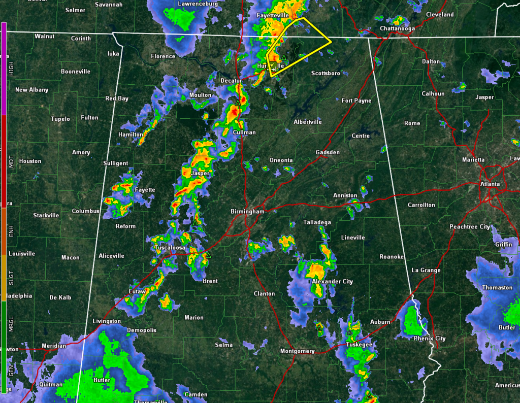 Alabama Radar Update at 420 p.m. The Alabama Weather Blog