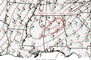 Mesoscale Discussion — Severe Threat Continues for Central Parts of Central Alabama