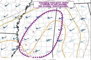 Mesoscale Discussion — Watch May Be Issued Soon for the Western & Northern Parts of the Area