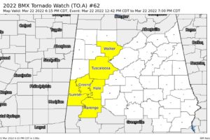 More Counties Cleared from the First Tornado Watch