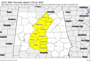 Tornado Watches Combined, Expiring at 11 pm; A Few Counties Canceled