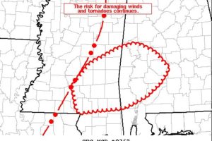 Mesoscale Discussion — Very Strong Shear & Sufficient Buoyancy Supports Risk of Severe Weather