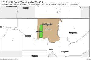 AREAL FLOOD WARNING: Parts of Madison Co. Until 1:30 am