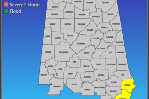 Now Down to Just Two Counties Left in the Tornado Watch