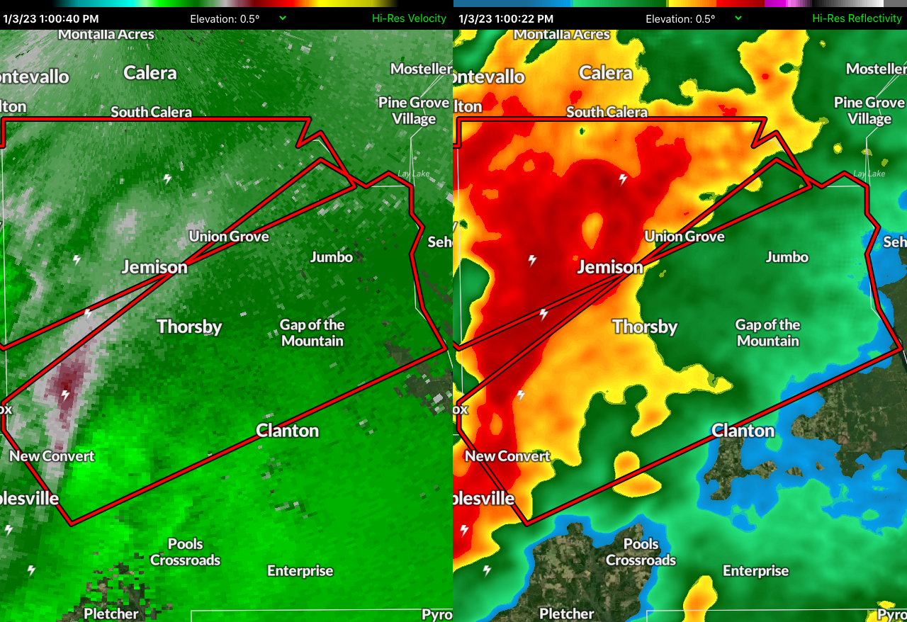 CANCELLED — Tornado Warning for Portions of Chilton Co. Until 2 pm ...