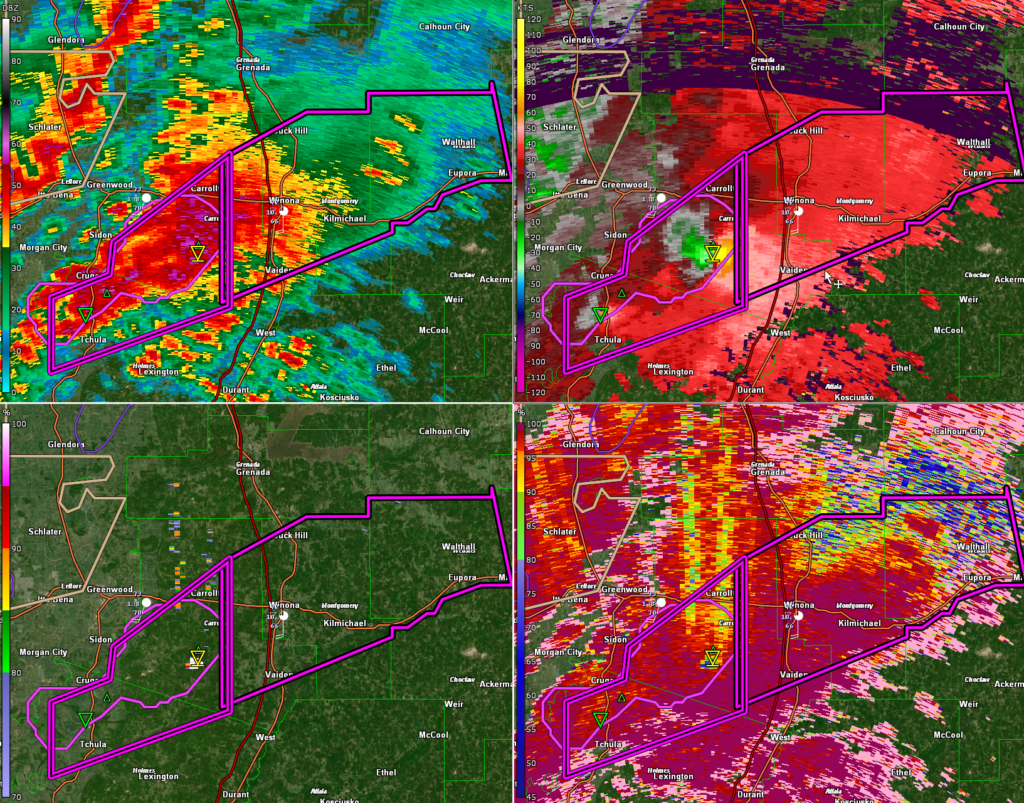 Delta Tornado is Heading Toward Winona MS TORNADO EMERGENCY DECLARED