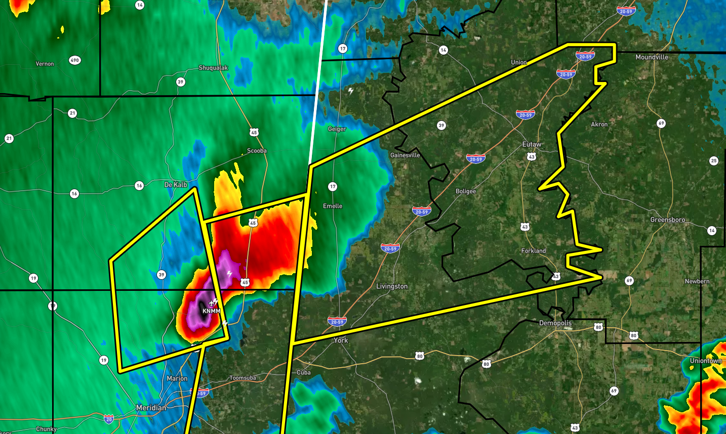 Severe T Storm Warning — Parts Of Greene Sumter Co Until 7 Pm The Alabama Weather Blog 8998