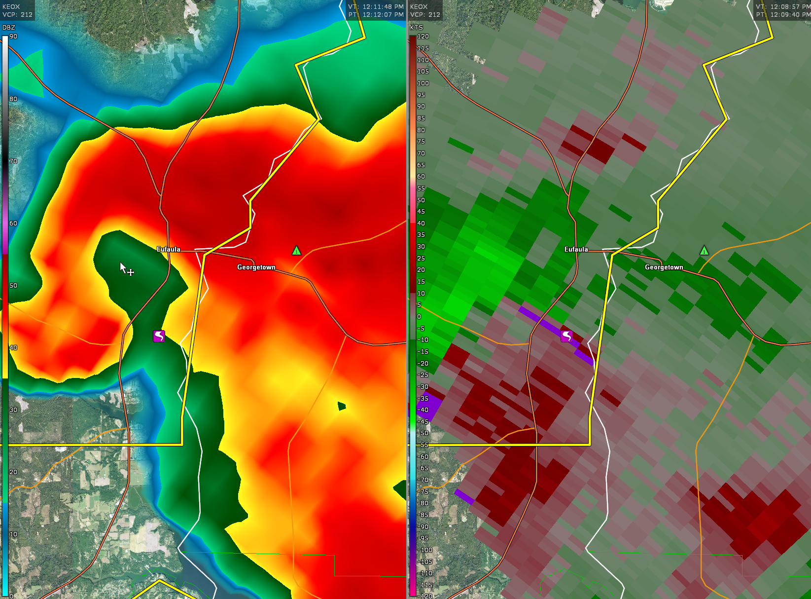 Eufaula Storm Did Produce a Tornado : The Alabama Weather Blog