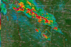 Strong Storms Approaching Northwest Alabama