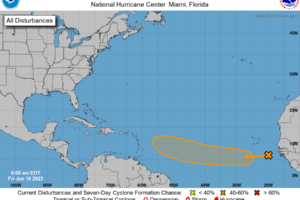 Midday Nowcast: Strong Storms and Tropical Mischief