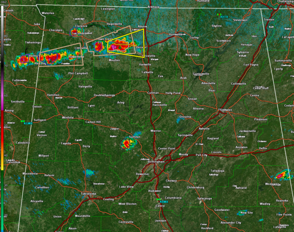 Storms Intensifying over North and Central Alabama : The Alabama ...